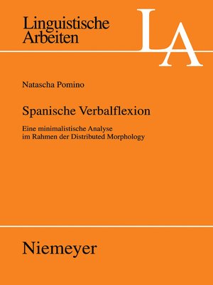 cover image of Spanische Verbalflexion